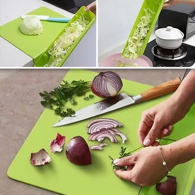 Schneidebrett mit abnehmbarem Behälter 2-in-1| CHOPPINATA