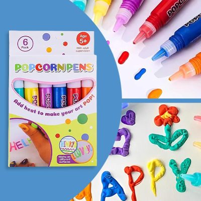 Magische Puffy 3D Marker - Set mit 6 | PUFFPENS