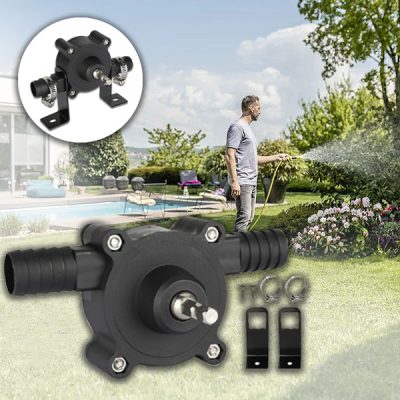 Bohrmaschinenbetriebene Wasserpumpe - 20-30 L/min, 12x6x4 cm | ROTOPUMP
