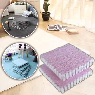 FLUFFTILE für weichen, stilvollen und gemütlichen Bodenbelag (10 Stk)