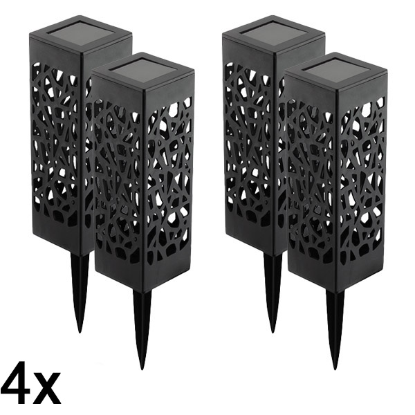 2x Dekorative Solarlampe (2 Stück) | GARDENIAS