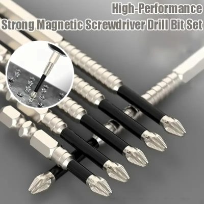Starkes magnetisches Schraubendreher-Bit-Set (6 Stk.) | SETDRILL