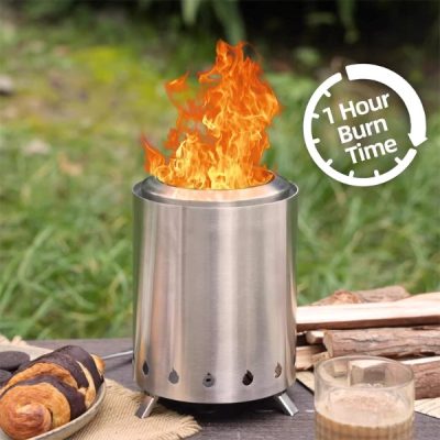 Rauchfreie Tisch-Feuerstelle - echte Flamme, kein Rauch, für Innen- und Außenbereiche | FIRENOVA