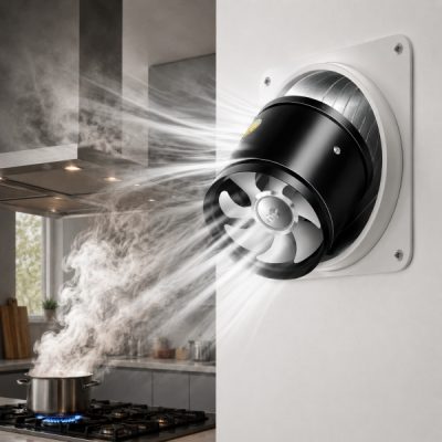 Abluftventilator für Küche, Badezimmer & Büro - 160 m³/h oder 530 m³/h | VENTORIS